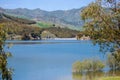 The Pozzillo lake in Regalbuto. Sicily Royalty Free Stock Photo
