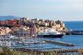 Pozzuoli harbor and old town