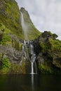 PoÃÂ§o do Bacalhau waterfall, Flores island, Azores, Portugal