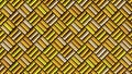 Abstract golden basket weave pattern Royalty Free Stock Photo