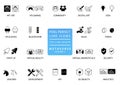 Metaverse pixel perfect vector icon set