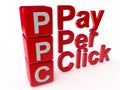 PPC Pay per Click Royalty Free Stock Photo