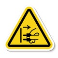 PPE Icon.Disconnect Mains Plug From Electrical Outlet Symbol Sign Isolate On White Background,Vector Illustration