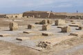 Ppeople explore ruins of Otrar in Shymkent, Kazakhstan.