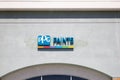PPG Paints store sign Royalty Free Stock Photo
