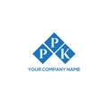 PPK letter logo design on white background. PPK creative initials letter logo concept. PPK letter design Royalty Free Stock Photo