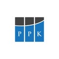 PPK letter logo design on WHITE background. PPK creative initials letter logo concept. PPK letter design.PPK letter logo design on Royalty Free Stock Photo