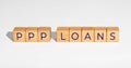 PPP Loan Paycheck Protection Program concept Royalty Free Stock Photo