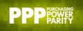 PPP - Purchasing Power Parity acronym