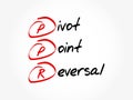 PPR - Pivot Point Reversal acronym Royalty Free Stock Photo