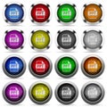 PPT file format glossy button set