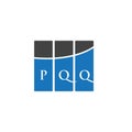 PQQ letter logo design on WHITE background. PQQ creative initials letter logo concept. PQQ letter design.PQQ letter logo design on