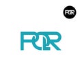 PQR Logo Letter Monogram Design Royalty Free Stock Photo