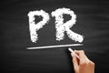 PR Purchase Requisition - document that an employee within your organization creates to request a purchase of goods or services, Royalty Free Stock Photo