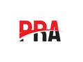 PRA Letter Initial Logo Design Vector Illustration