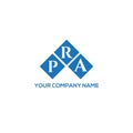 PRA letter logo design on white background. PRA creative initials letter logo concept. PRA letter design