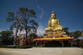 Pra Put Ratanamani Srihathai Naresuan large golden sitting outdoor Buddha in Wat Maniwong.