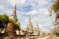 Pra sri sanphet temple in Thailand