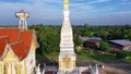 Pra thad champa pagoda in Wat thad champa temple, Sao lao village, Phonsawan district, Nakhon phanom province, Thailand.