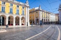 The Praca do Comercio of Lisbon town, Portugal.