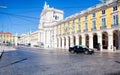 The Praca do Comercio of Lisbon town, Portugal.