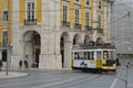 Lisbon street view, Portugal Royalty Free Stock Photo