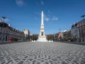 Praca dos Restauradores Square and Monument to the Restorers - Lisbon, Portugal