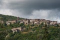 Pracando, old village near VIlla Basilica, Tuscany Royalty Free Stock Photo