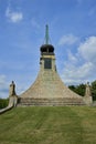 The Peace Memorial on Prace, Czech Republic. A smallThe Peace Memorial on Prace, Czec museum commemorates the battle of Austerlitz