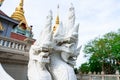 Prachuap Khiri Khan, Thailand - April, 18, 2017 : Statue White N