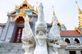 Prachuap Khiri Khan, Thailand - April, 18, 2017 : Statue White N