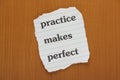 Practice Makes Perfect Royalty Free Stock Photo