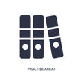 practise areas icon on white background. Simple element illustration from law and justice concept