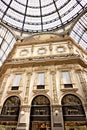 Prada shop at the Galleria Vittorio Emanuele II in Milan Royalty Free Stock Photo