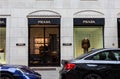 The Prada store in Montenapoleone street, Milan