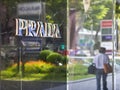 Prada store in Orchard Road Singapore Royalty Free Stock Photo