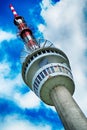 Praded tower in Jeseniky mountains Royalty Free Stock Photo