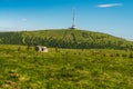 Praded from Vysoka hill in Jeseniky mountains in Czech republic