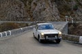 Old Peugeot 404 at Historic Monte-Carlo Rally