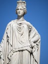 Pradier fountain architecture detail, NÃÂ®mes, France Royalty Free Stock Photo