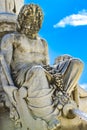 Pradier fountain at Esplanade Charles-de-Gaulle in Nimes, France