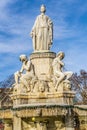 Pradier Fountain Esplanade Charles De Gaulle Nimes Gard France
