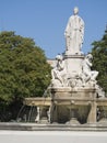 Pradier fountain, NÃÂ®mes, France Royalty Free Stock Photo