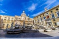 Praetoria Fountain in Palermo, Italy Royalty Free Stock Photo