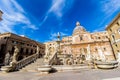 Praetoria Fountain in Palermo, Italy Royalty Free Stock Photo