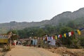 The Pragbodhi Hills with the Dungeshwari Cave Temples in the distance, where Shakyamuni Buddha is said to have meditated, Bihar