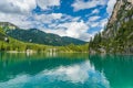 Pragser Wildsee (Lago di Braies) Royalty Free Stock Photo