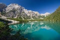 Lago di Braies in the morning