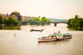 Prague above River Vltava