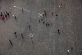 Prague aerial view old town square, Czech Republic, people walking Royalty Free Stock Photo